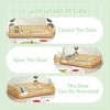ROOMTEC  Montessori Floor Bed with Door & Safety Fence, Wood-Kids Floor Beds Frame, Solid Wooden Kid Toddler Bedframe, Floor-Bed-Frame for Bedroom - 4 of 4