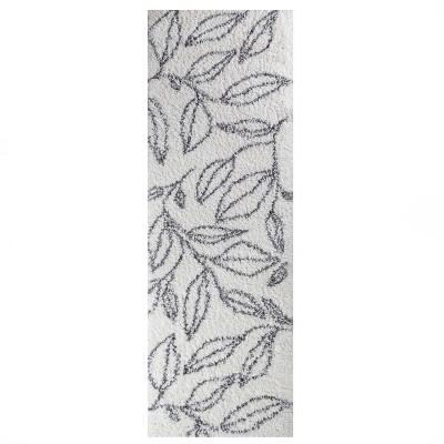 Nature Leaf Shag Polypropylene Indoor Area Rug or Runner by Blue Nile Mills