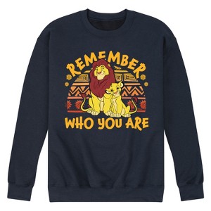 Men's - Disney - The Lion King Graphic Fleece Sweatshirt - 1 of 4