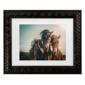 Trademark Fine Art - Marcus Hennen Family Portrait Matted Framed Art - 1 of 4