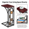 Yaheetech 2PCS Shaped Side Sofa Snack Table Coffee Tray End Table For Living Room - 4 of 4