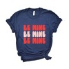 Simply Sage Market Women's Red and Pink Be Mine Short Sleeve Graphic Tee - 2 of 4