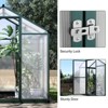 Greenhouse for Outdoors with Stable Temperature and Humidity, Aluminum Alloy Frame & Polycarbonate Panel - 4 of 4