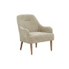 CENGHU Chenille Accent Chair, Modern Style Living Room Chair with Wood Legs, Comfy Armchair for Living Room, Bedroom, Office - 3 of 4
