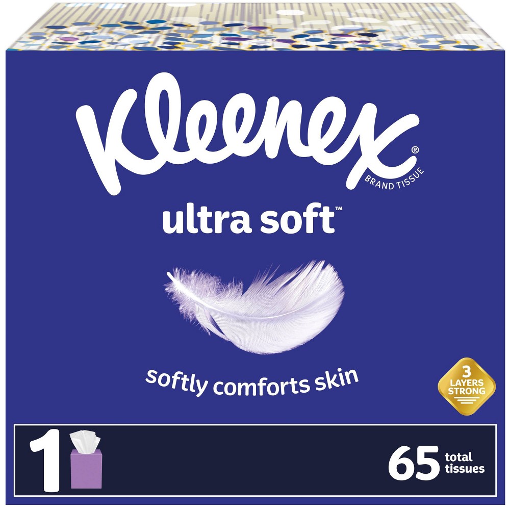 UPC 036000258240 product image for Kleenex Ultra Soft Facial Tissue - 65ct | upcitemdb.com