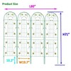 NicBex Garden Trellis Plant Stakes for Outdoor Plants, Rustproof Pothos Plant Climber Support for Garden - 4 of 4