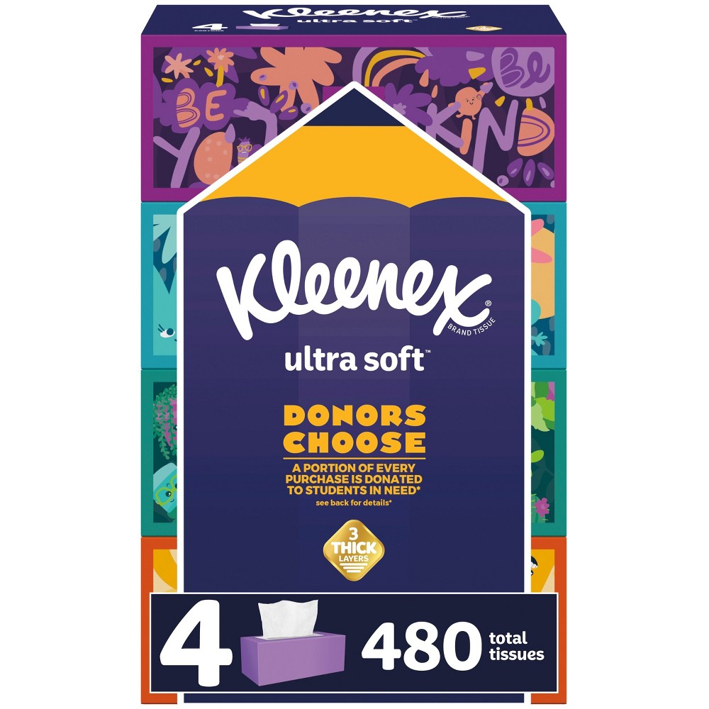 Kleenex On-the-go 3-ply Facial Tissue - 8pk/10ct : Target