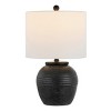 Naturi 20 Inch Ceramic Table Lamp - Black - Safavieh. - 2 of 4