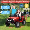 JOYRACER 24V 2-Seater Ride-On Toys Truck for Kids, 4×200W Motors, Electric Toys Car w/ 4 Wheels Spring Suspension, 3 Speeds, LED, Bluetooth Music - 2 of 4