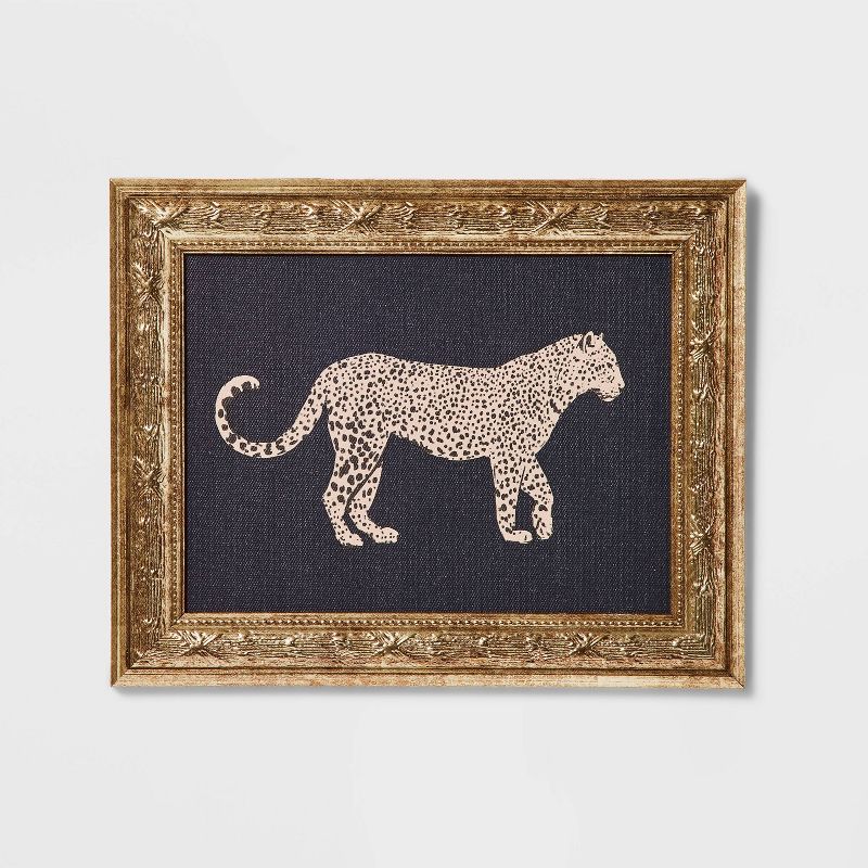 10&#34; x 8&#34; Cheetah Framed Wall Art Canvas - Threshold&#8482; designed with Studio McGee, 1 of 7
