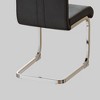 CAVINAS Modern Dining Chairs, Faux Leather High Back Upholstered Side Chair with C-shaped Tube Metal Legs, Guest Office Chair - 3 of 4