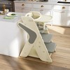 ORRD Adjustable Multi-Functional Toddler Dining Chair w/ 5-Point Belt & Removable Tray – High Chair & Learning Tower（Charcoal） - 4 of 4