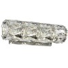 Elegant Decor Valetta LED Wall Sconce, 12.2"x4.7", Chrome Finish, Clear Royal Cut Crystal, Modern Indoor Lighting - 3 of 4