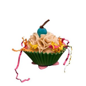 A&E Cage Company Happy Beaks Sweet Tweets Cupcake Bird Interactive Toy - 1 of 1