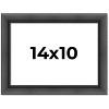 PosterPalooza | Photo Size Refined Black Picture Frame - UV Acrylic, Foam Board Backing, Hanging Hardware - 2 of 4
