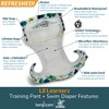 Kanga Care Lil Learnerz 2.0 Reusable Potty Training Pant & Swim Diaper for Toddler Boy and Girl S-XXL - 3 of 4