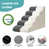 PetSafe Curved Dog Stairs – Foam Ramp for Small Pets, Non-Slip Ladder for Bed & Sofa with Waterproof Cover - 4 of 4