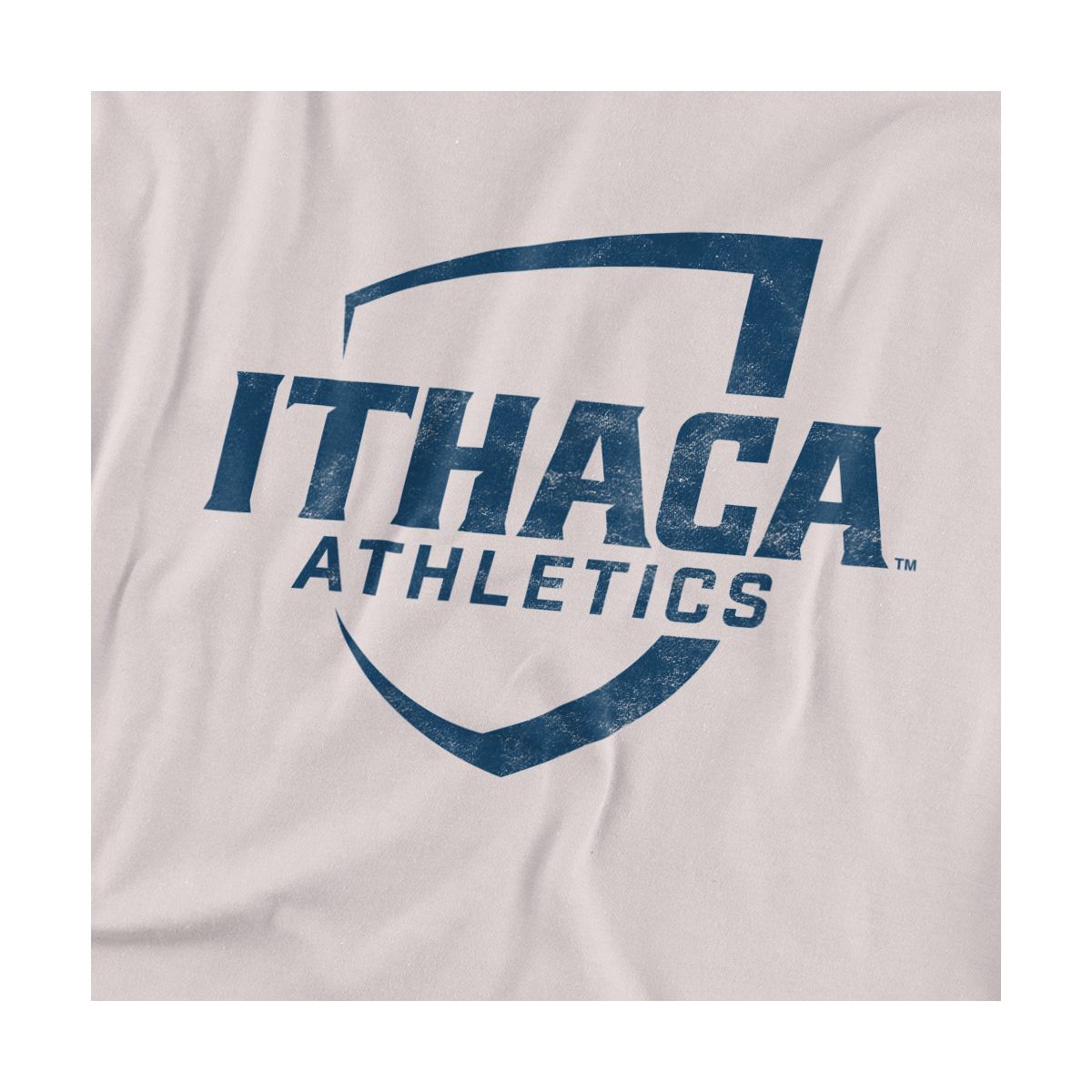 Men's Ithaca College Official Primary Logo Distressed T-Shirt - thumbnail 8