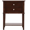 NicBex Nightstand with 2 Drawers and Bottom Shelf Modern Bedside Table Bedroom Furniture for Bedroom, Living Room - 2 of 4