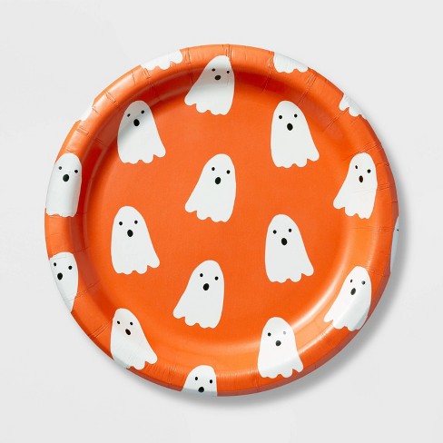Blue Panda Halloween Party Supplies Paper Plates, Witch, Vampire, Mummy (9 in, 80 Count)