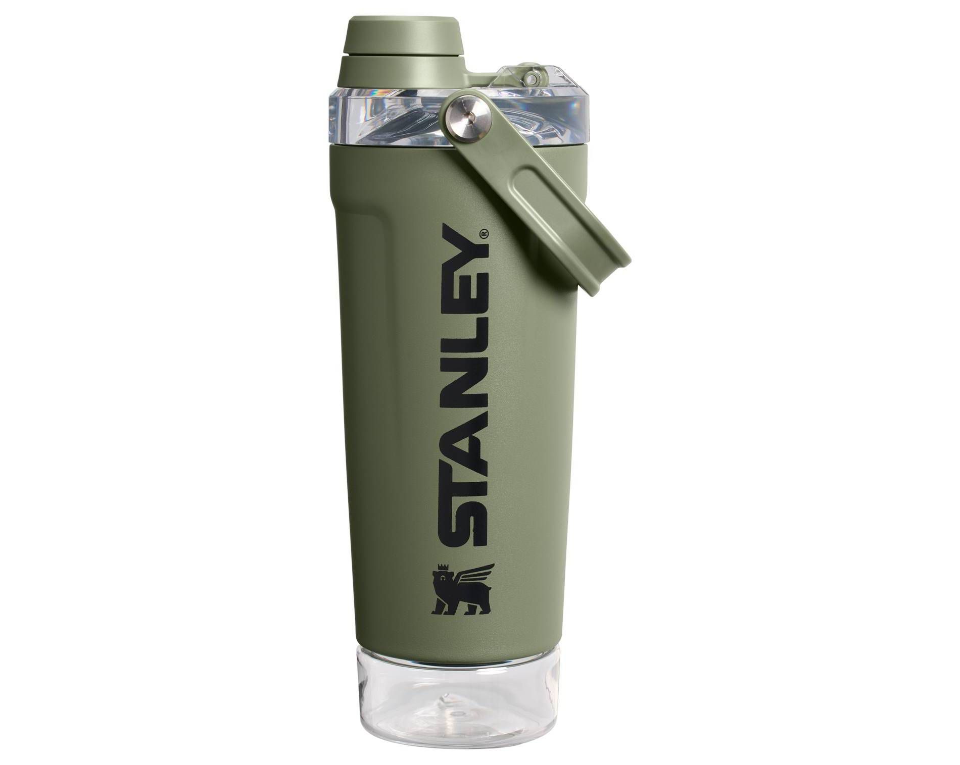 Stanley 20oz Stainless Steel Activate Shaker Bottle - Dried Pine