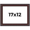 PosterPalooza | Linear Brown Picture Frame - UV Acrylic, Backing Board, Hanging Hardware Included - 2 of 4