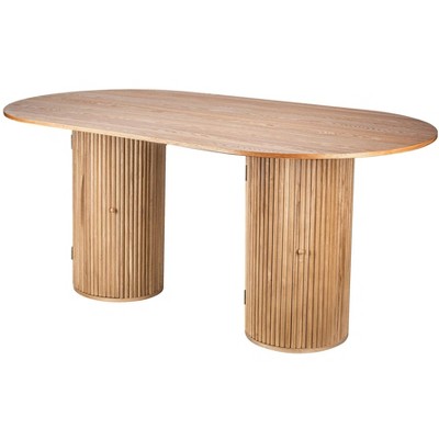 Nordlys 6-Person Solid Pine Dining Table Classic Style Dining Room