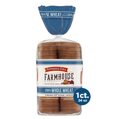 Pepperidge Farm Farmhouse 100% Whole Wheat Bread - 24oz