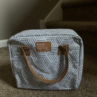 Fit & Fresh Bloomington Lunch Tote - Charcoal Ikat 1 ct