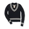 Hope & Henry Women's Long Sleeve V-Neck Cricket Sweater - 4 of 4