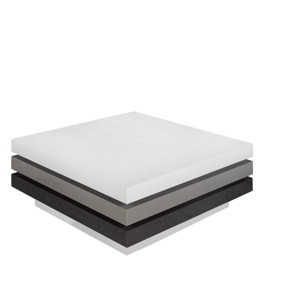 Brassex Riley Rotating Coffee Table White/Gray/Black - 1 of 4