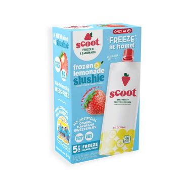 Scoot Frozen Lemonade - Strawberry - 3oz/5ct Pouches