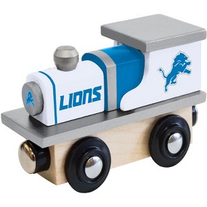 MasterPieces Officially Licensed NFL Detroit Lions Wooden Toy Train Engine For Kids - 1 of 4