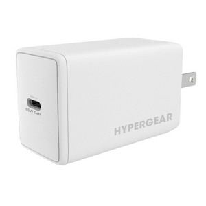 HyperGear® SpeedBoost 65-Watt USB-C® PD GaN Laptop Wall Charger with PPS, White - 1 of 4