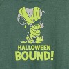 Women's - Peanuts - Halloween Bound Glow In The Dark Lightweight French Terry Wide Neck Long Sleeve Shirt - 2 of 4