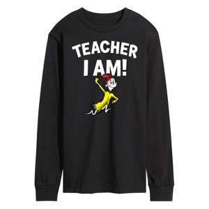 Men's - Dr. Seuss - Teacher I Am Sam I Am Long Sleeve Graphic T-Shirt - 1 of 4