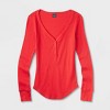 Women's Long Sleeve Henley T-Shirt - Wild Fable™ - 4 of 4