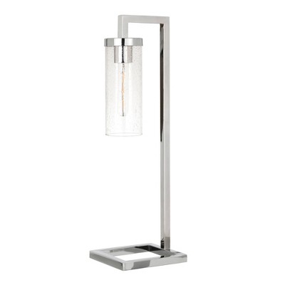 Hudson and Canal 26" Tall Table Lamp with Glass Shade