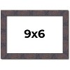 PosterPalooza | Photo Size Slim Profile Brown Frame - UV Acrylic, Foam Board Backing, Hanging Hardware - 2 of 4