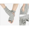 INSPIRE CHIC Women's Knitted Fingerless Arm Warmers 1 Pair - 3 of 4