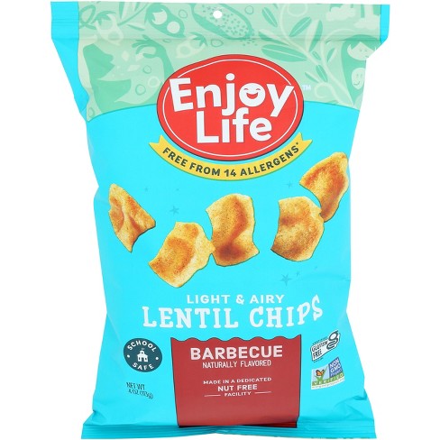 Enjoy Life Light & Airy Barbecue Lentil Chips - Case of 12 - 4 oz - image 1 of 1