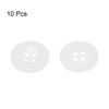 Unique Bargains Resin Snap Fastener Round Flat 4-Hole Sewing Buttons 10 Pcs - 3 of 4