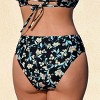 Women's Floral High-Waisted Bikini Bottoms - Cupshe - 4 of 4