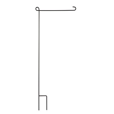 Evergreen Flag Elegant Sturdy Metal Garden Flag Stand - 18" Long x 44" High