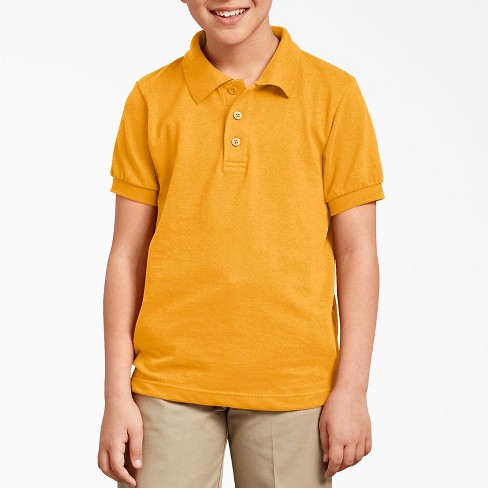 Kids Short Sleeve Pique Polo