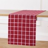Solino Home Linen Windowpane Table Runner - 2 of 4