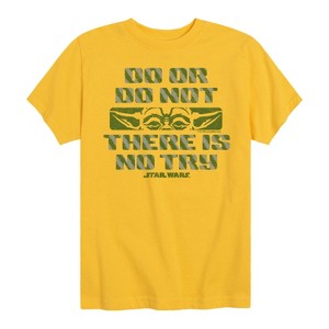 Boys' - Star Wars - Yoda Do Or Do Not Short Sleeve Graphic T-Shirt - 1 of 4
