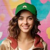 Dalix Robot Embroidered Glow in the Dark Retro Dad Hat Cotton Baseball Cap Adjustable Mens - 3 of 4