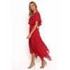 Petal and Pup Merida Midi Dress - Red S - 4 of 4