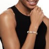 Ross-Simons 4.5-5.5mm Cultured Pearl and 4.80 ct. t.w. Multi-Gemstone Bracelet in 18kt Gold Over Sterling - 2 of 4